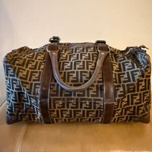 Fendi Vintage Zucca Travel Bag